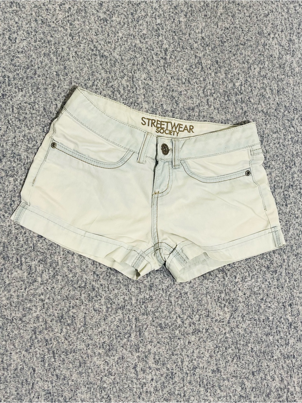 Streetwear Society Denim Short Pants with Pockets size XSmall